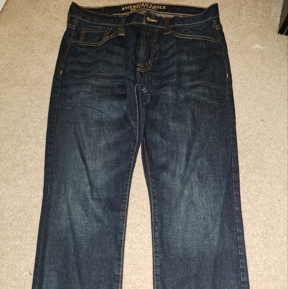 Slim Straight, Blue Jean, 32W x 30L, Like New,